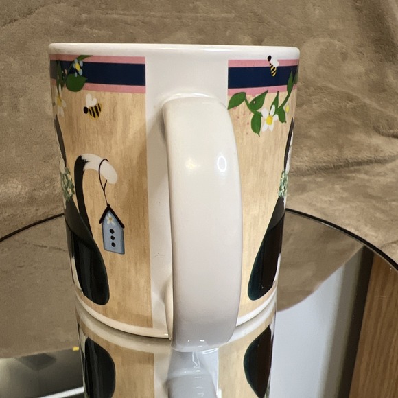 Sakura Garden Cats Fiddlestix Coffee Mug Tuxedo - Picture 4 of 7